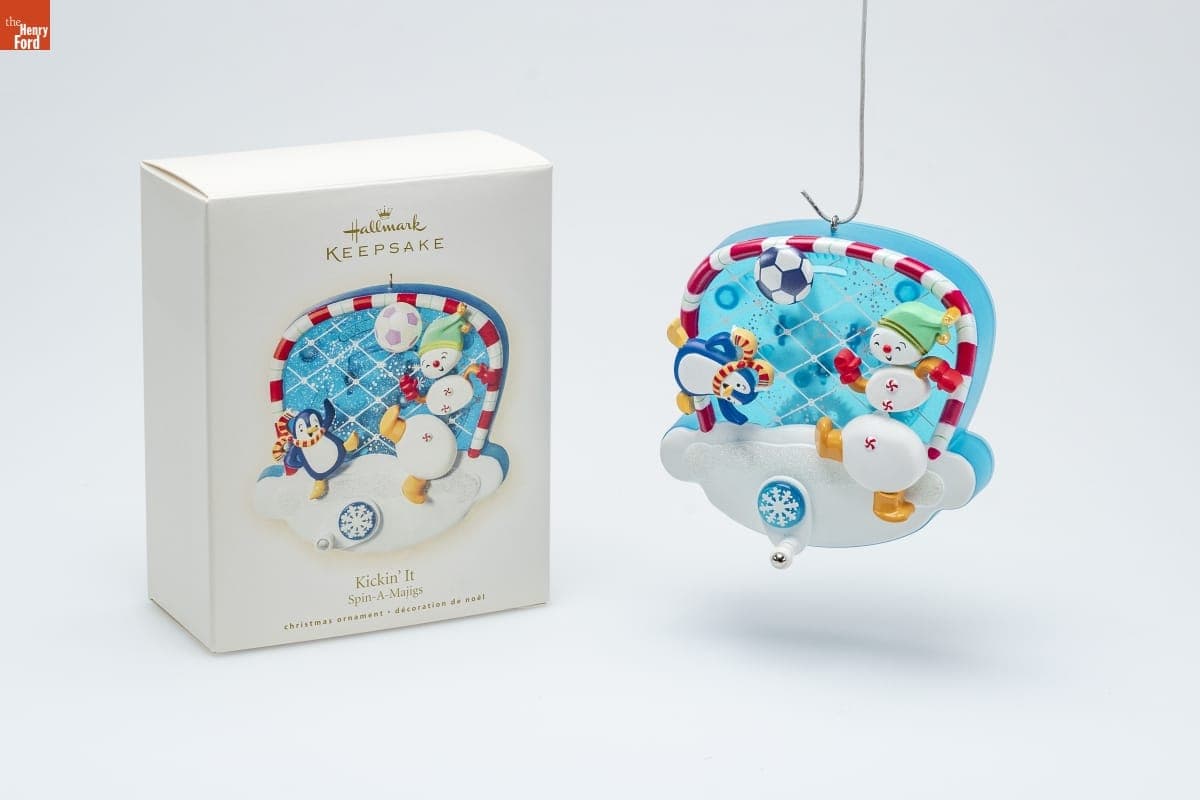 Hallmark "Spin-A-Majigs Collection: Kickin' It" Christmas Ornament, 2008