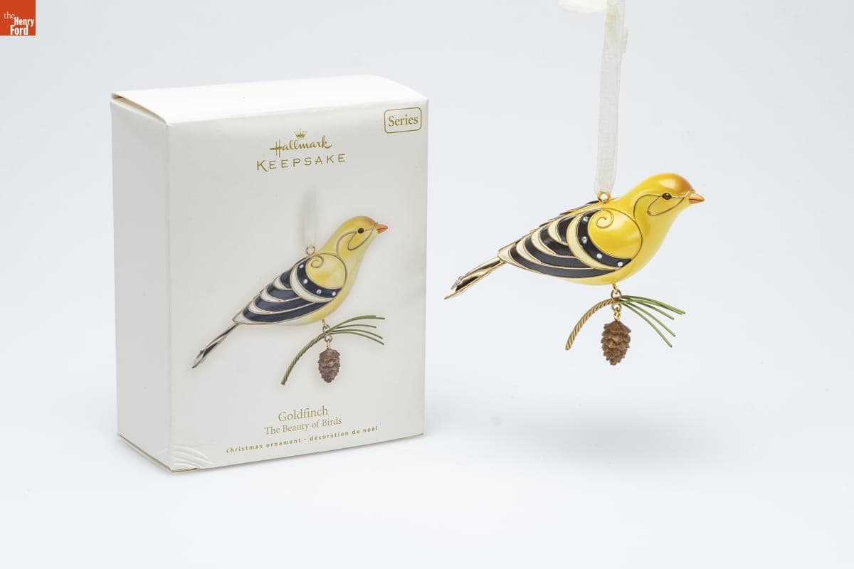 Hallmark "The Beauty of Birds Series: Goldfinch" Christmas Ornament, 2008