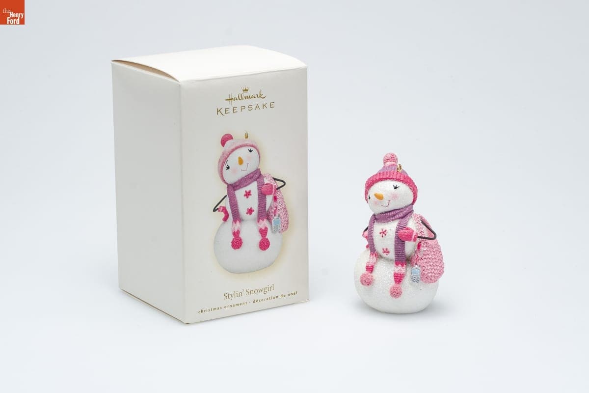 Hallmark "Stylin' Snowgirl" Christmas Ornament, 2008