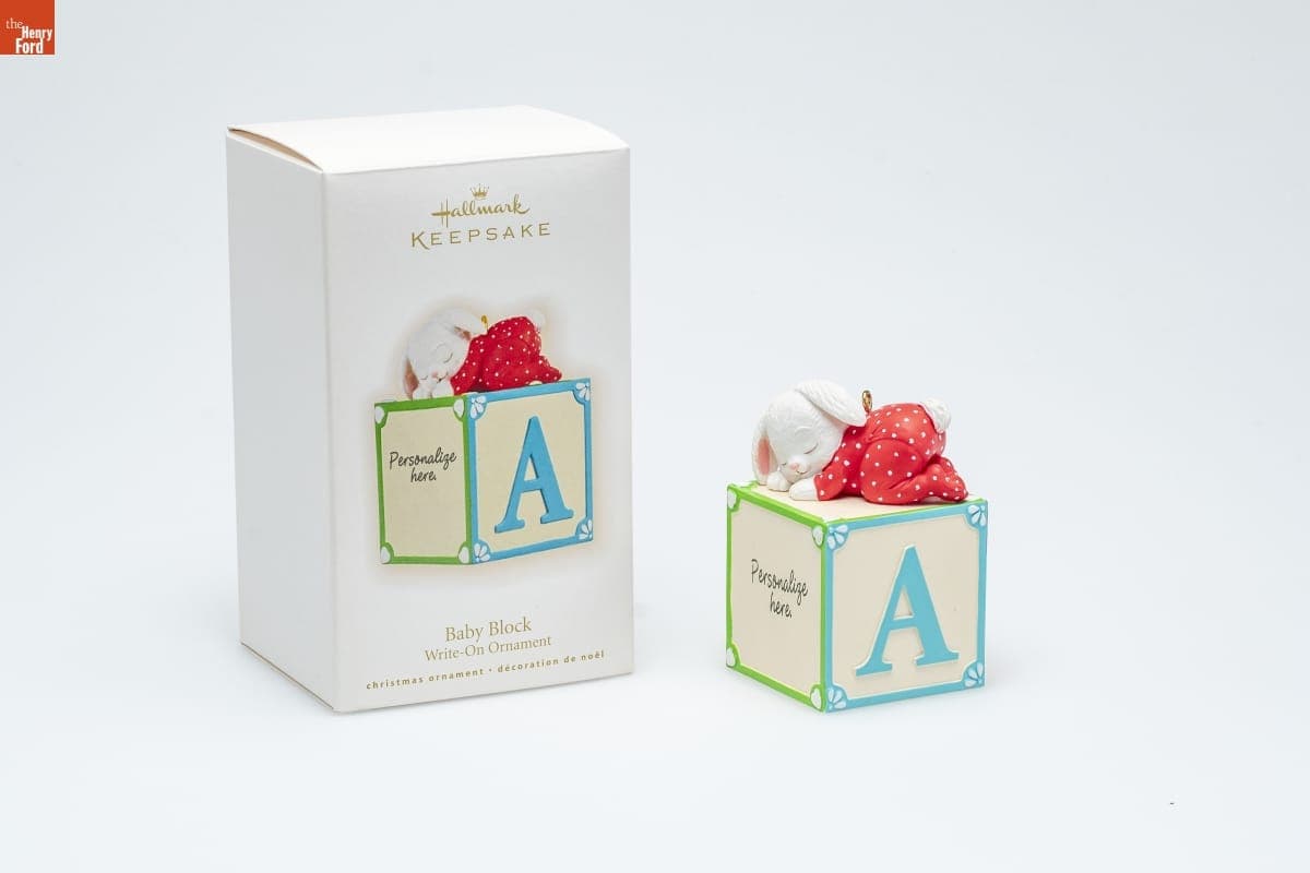 Hallmark "Baby Block" Christmas Ornament, 2009