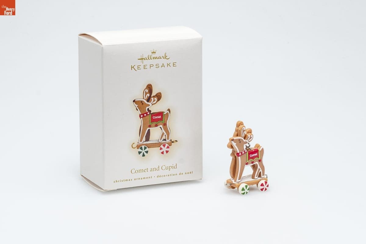 Hallmark "Comet and Cupid" Christmas Ornament, 2009