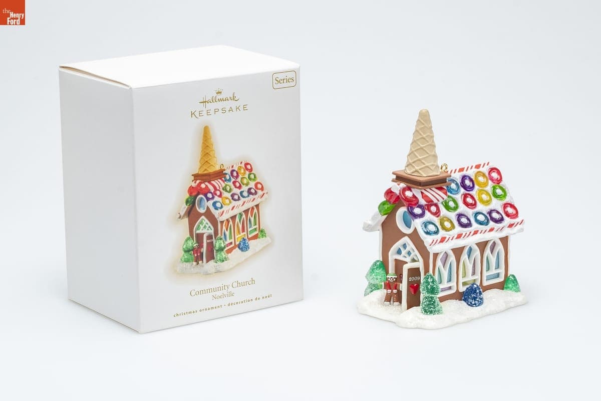 Hallmark "Noelville Series: Community Church" Christmas Ornament, 2009