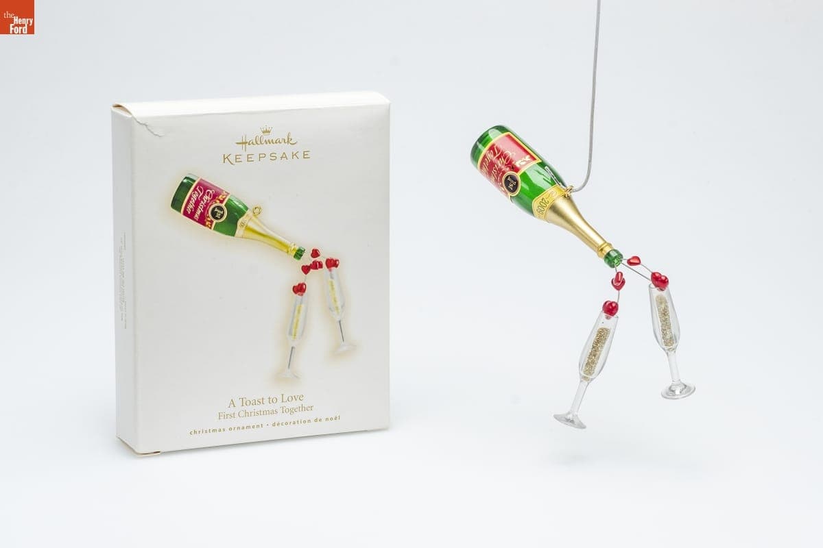 Hallmark "First Christmas Together: A Toast to Love" Christmas Ornament, 2009