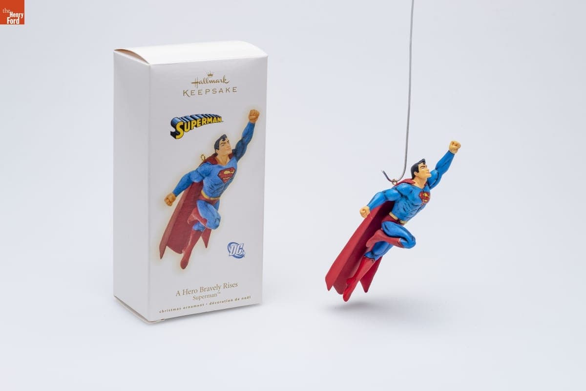 Hallmark "Superman: A Hero Bravely Rises" Christmas Ornament, 2009
