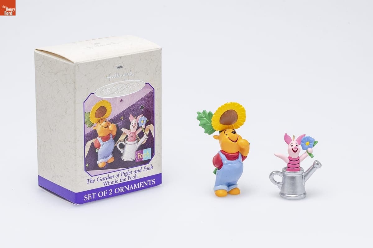 Hallmark "Winnie-the-Pooh: The Garden of Piglet and Pooh" Spring Ornaments, 1998