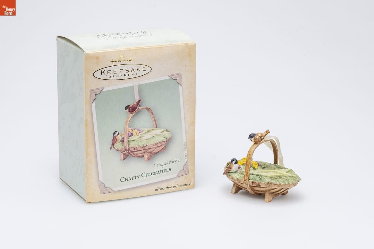 Hallmark "Chatty Chickadees" Spring Ornament, 2004