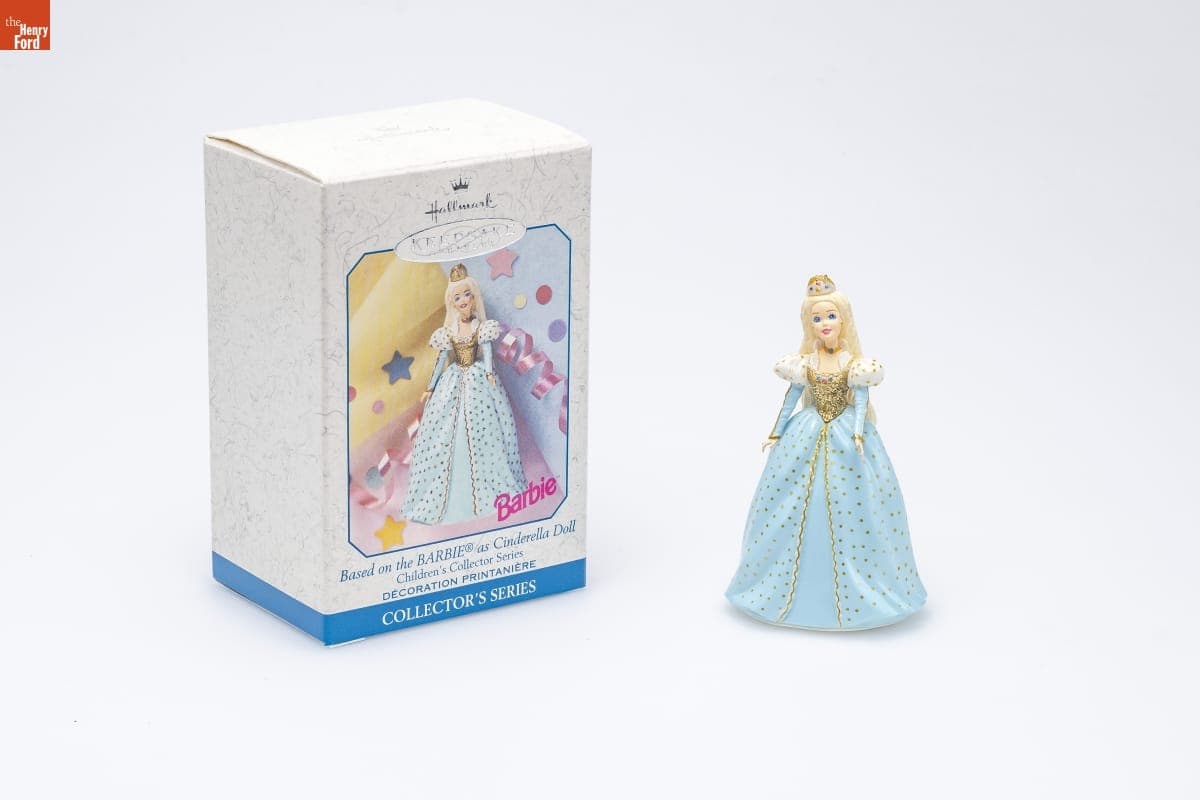 Hallmark "Children's Collector BARBIE Ornament Series: Barbie as Cinderella" Spring Ornament, 1999