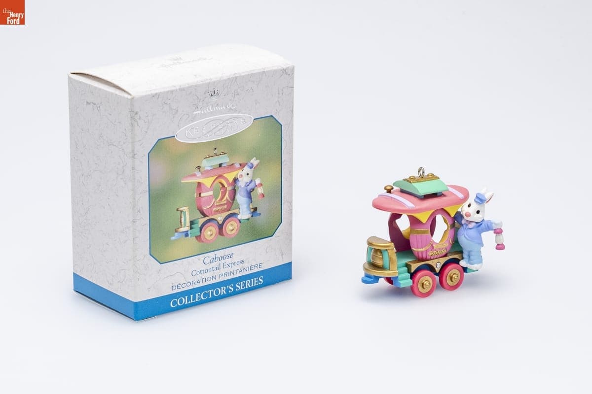 Hallmark "Cottontail Express Series: Caboose" Spring Ornament, 2000
