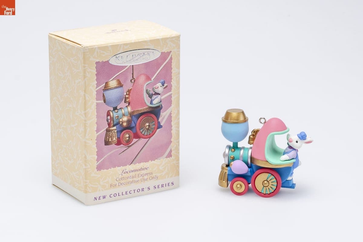 Hallmark "Cottontail Express Series: Locomotive" Easter Ornament, 1996