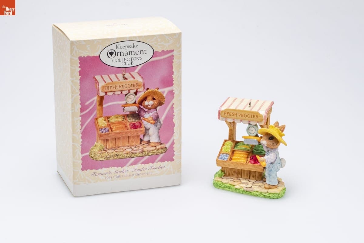 Hallmark "Tender Touches: Farmer's Market" Spring Club Ornament, 1997