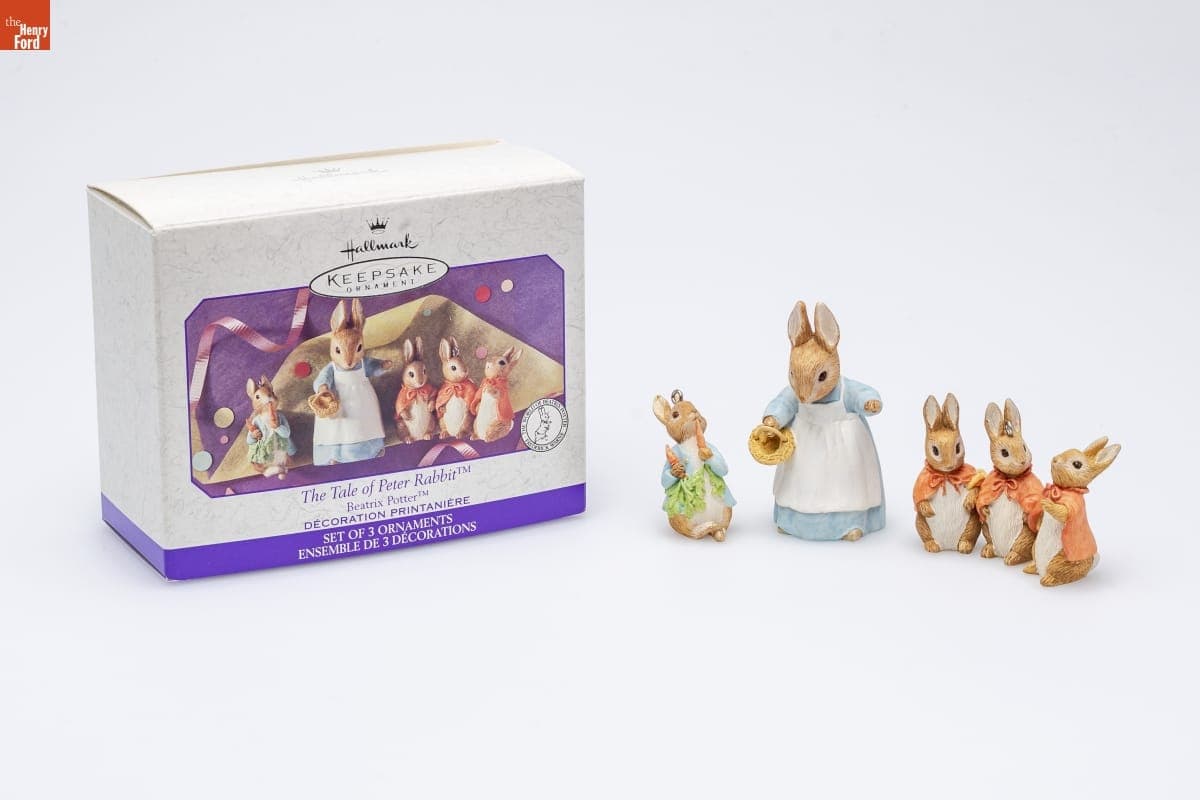 Hallmark "Beatrix Potter: The Tale of Peter Rabbit" Spring Ornaments, 1999