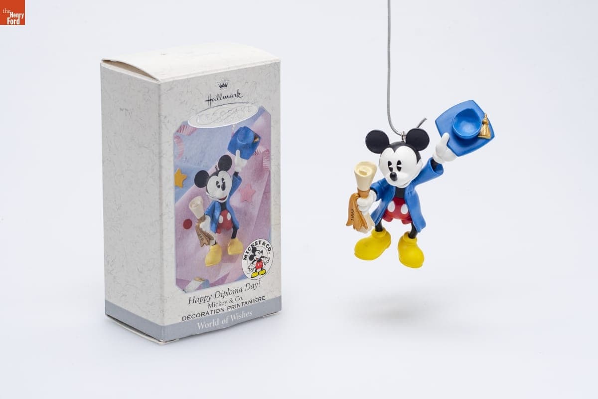 Hallmark "Disney's Mickey & Co.: Happy Diploma Day!" Spring Ornament, 1999
