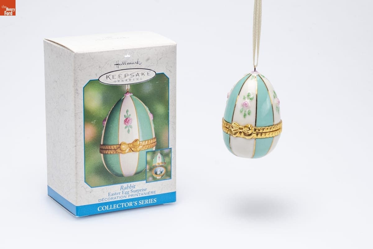Hallmark "Easter Egg Surprise Series: Rabbit" Spring Ornament, 2000