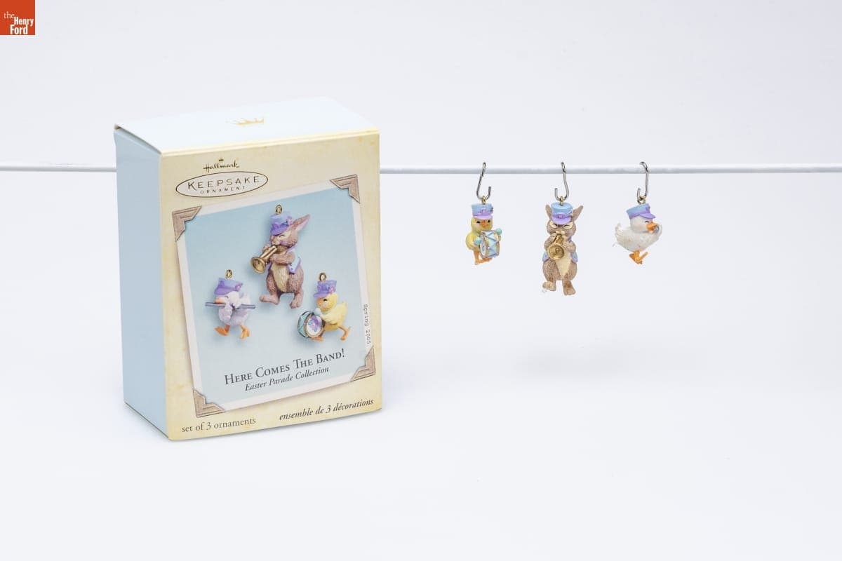 Hallmark "Easter Parade Collection: Here Comes the Band" Spring Ornaments, 2005