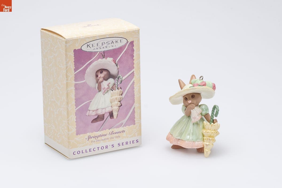 Hallmark "Springtime Bonnets Series" Easter Ornament, 1996