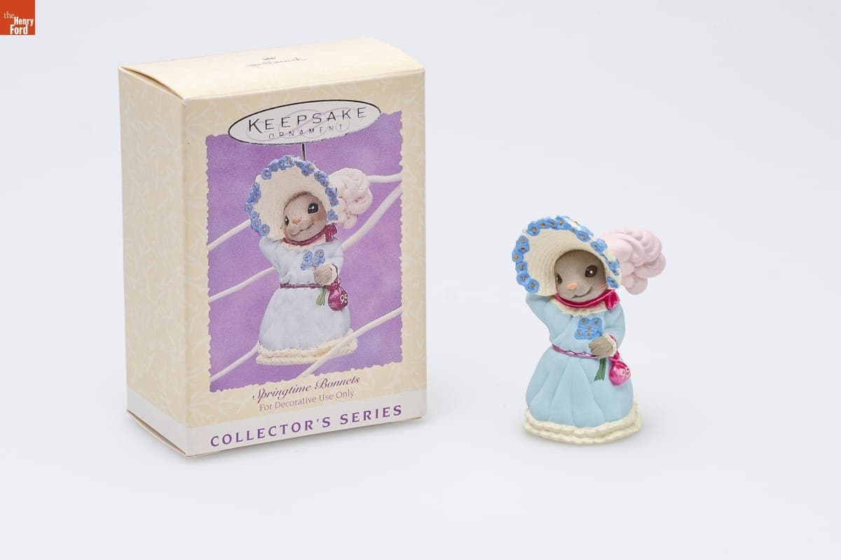 Hallmark "Springtime Bonnets Series" Easter Ornament, 1995
