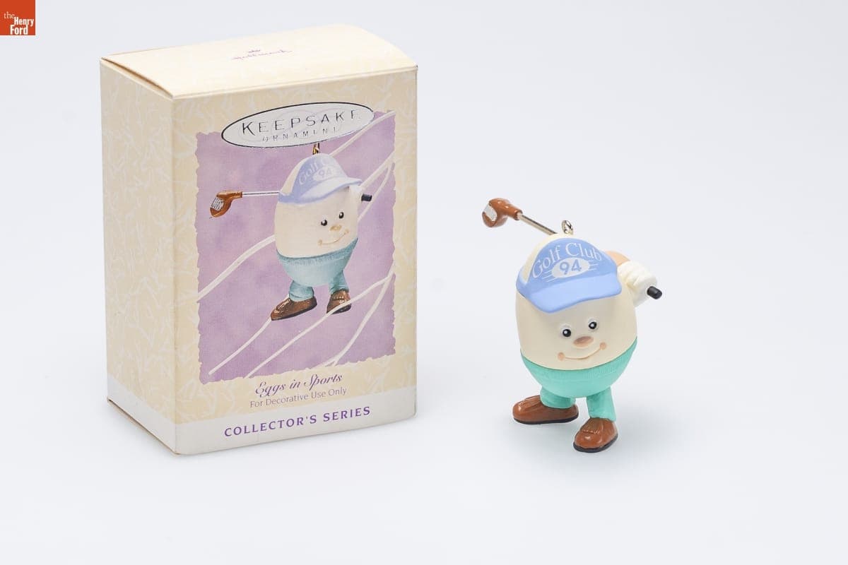 Hallmark "Eggs in Sports Series" Easter Ornament, 1994