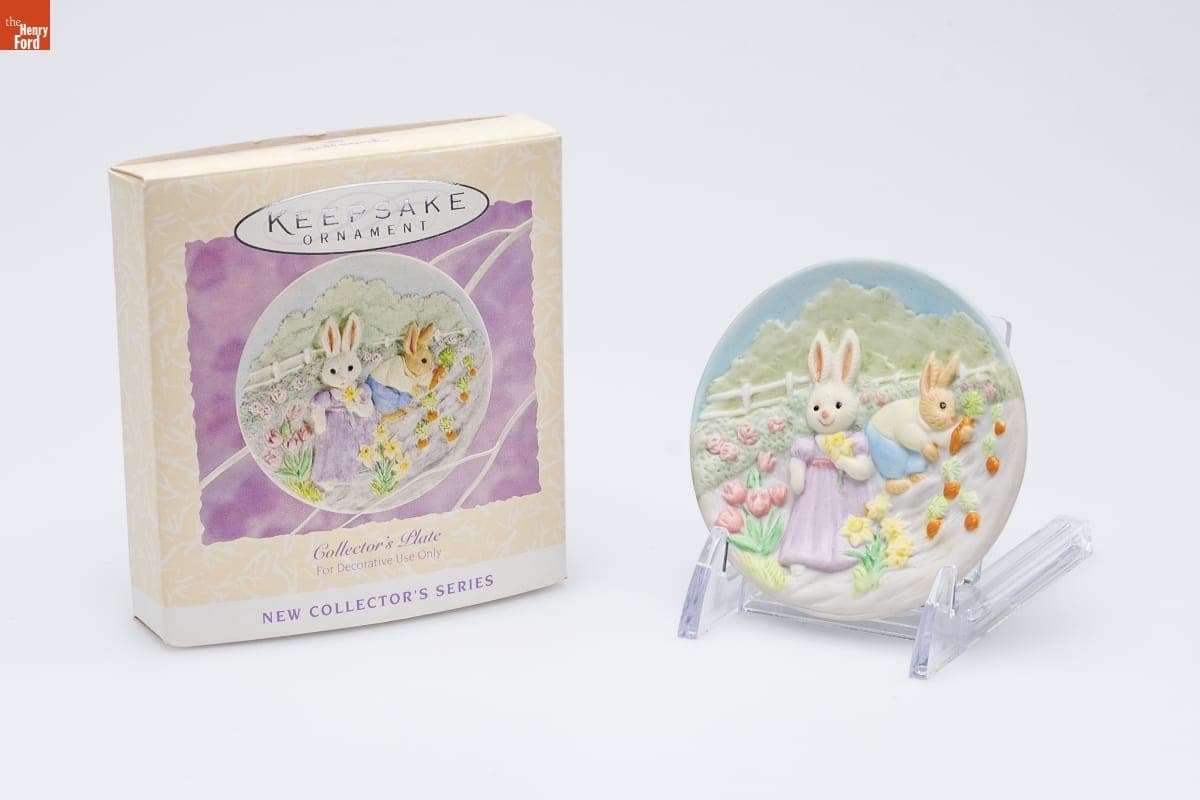 Hallmark "Collector's Plate Series" Easter Ornament, 1994