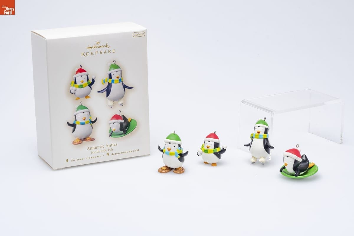 Hallmark "South Pole Pals: Antarctic Antics" Miniature Christmas Ornaments, 2008