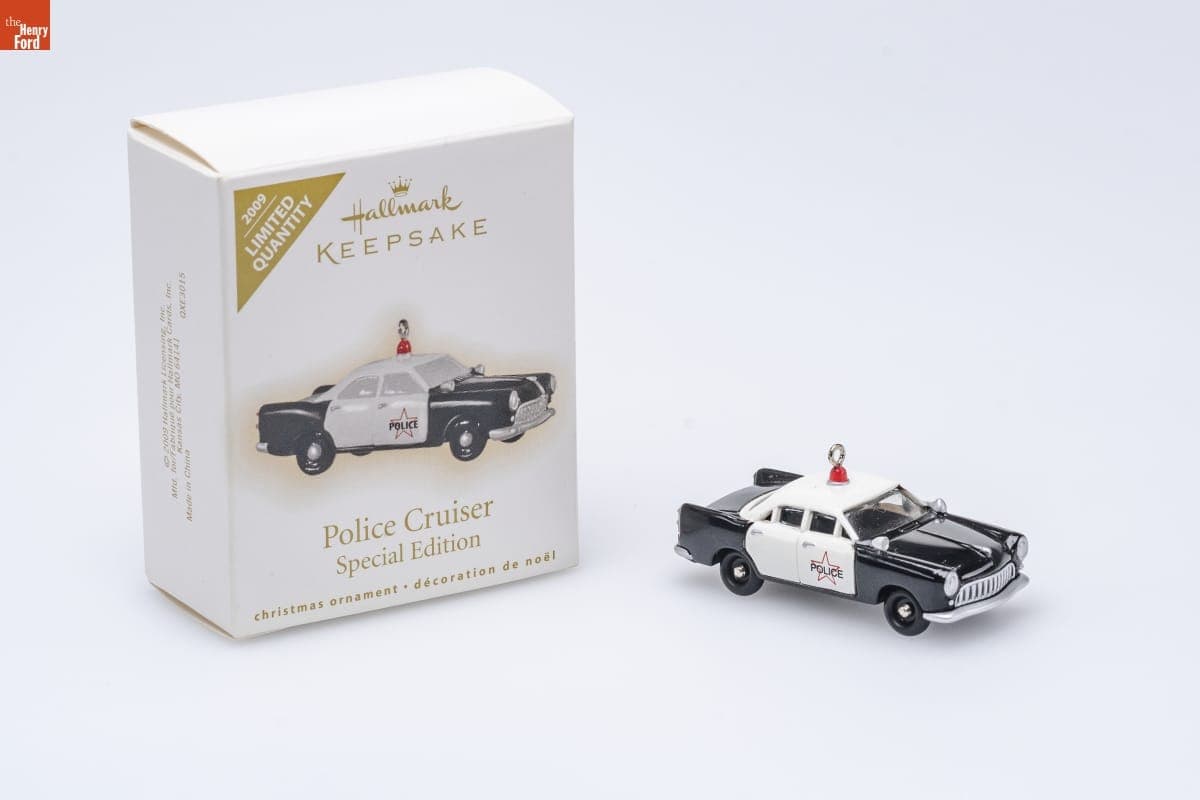 Hallmark "Special Edition: Police Cruiser" Miniature Christmas Ornament, 2009