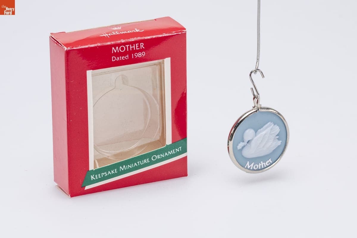 Hallmark "Mother" Miniature Christmas Ornament, 1989