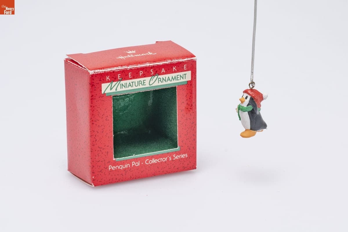 Hallmark "Penguin Pal Series" Miniature Christmas Ornament, 1988