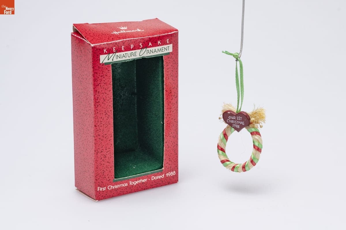 Hallmark "First Christmas Together" Miniature Christmas Ornament, 1988