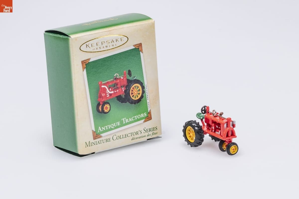 Hallmark "Antique Tractors Series" Miniature Christmas Ornament, 2002