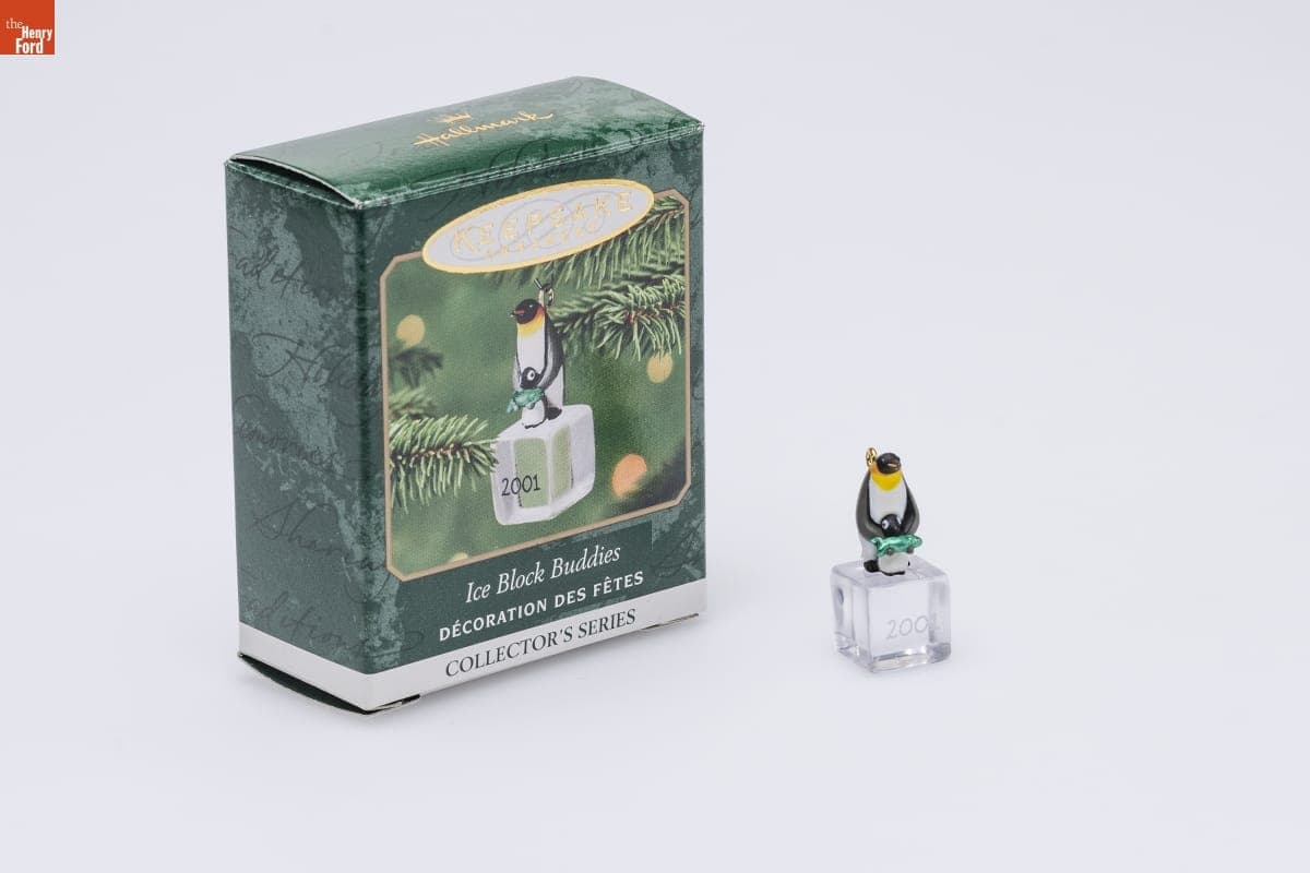 Hallmark "Ice Block Buddies Series" Miniature Christmas Ornament, 2001