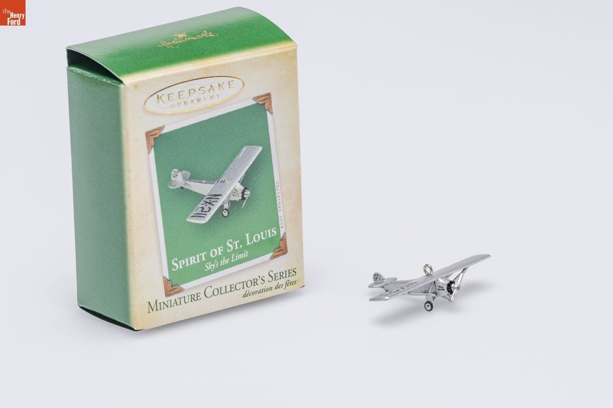 Hallmark "Sky's the Limit Miniature Series: Spirit of St. Louis" Miniature Christmas Ornament, 2004