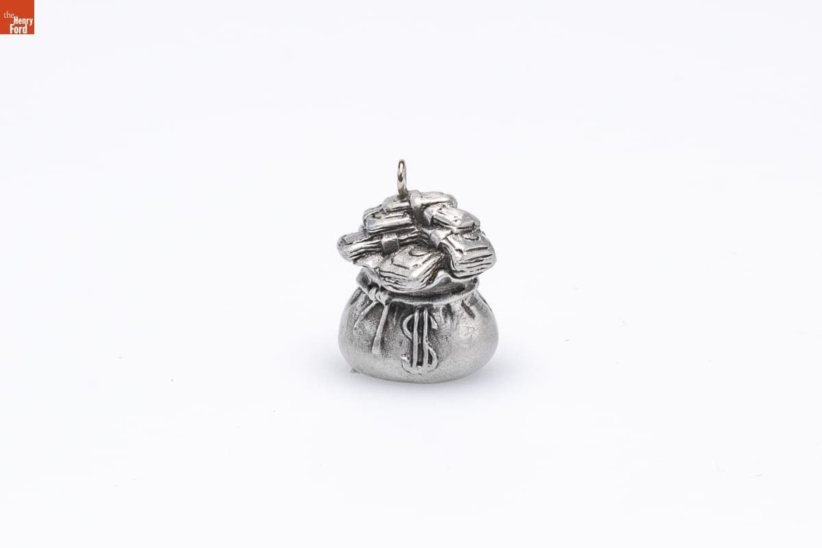 Hallmark "Monopoly Game: Advance to Go! Series: Sack of Money" Miniature Christmas Ornament, 2000