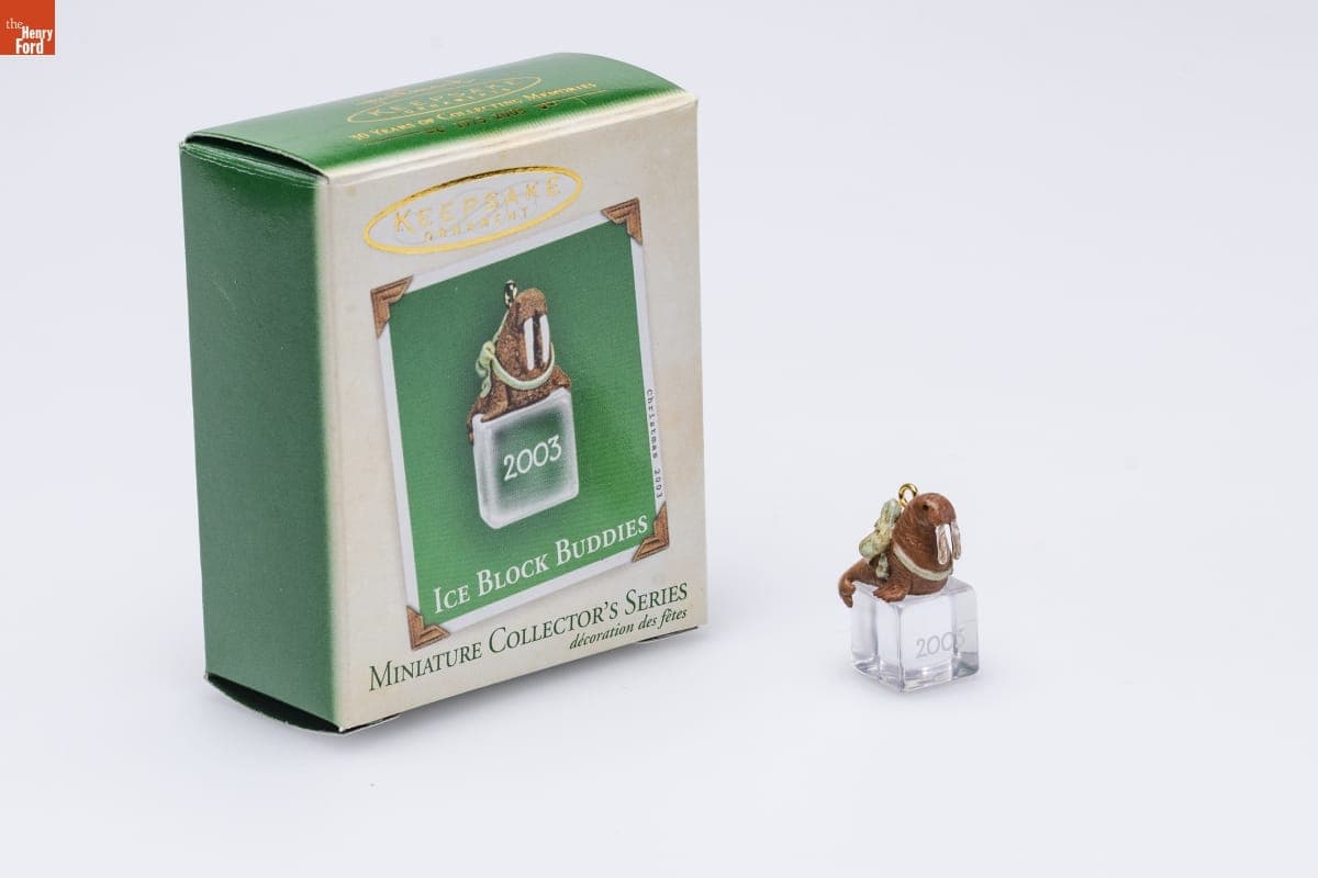 Hallmark "Ice Block Buddies Series" Miniature Christmas Ornament, 2003
