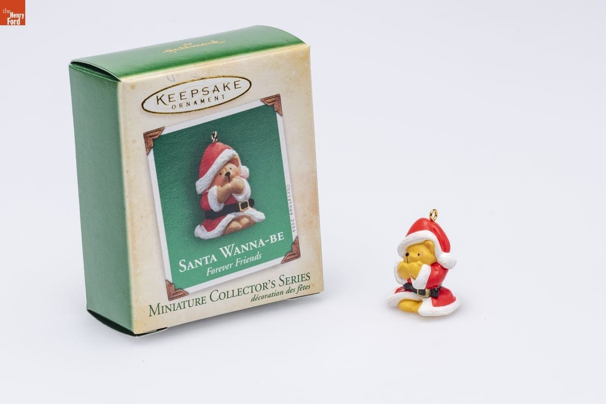 Hallmark "Forever Friends Series: Santa Wanna-Be" Miniature Christmas Ornament, 2004