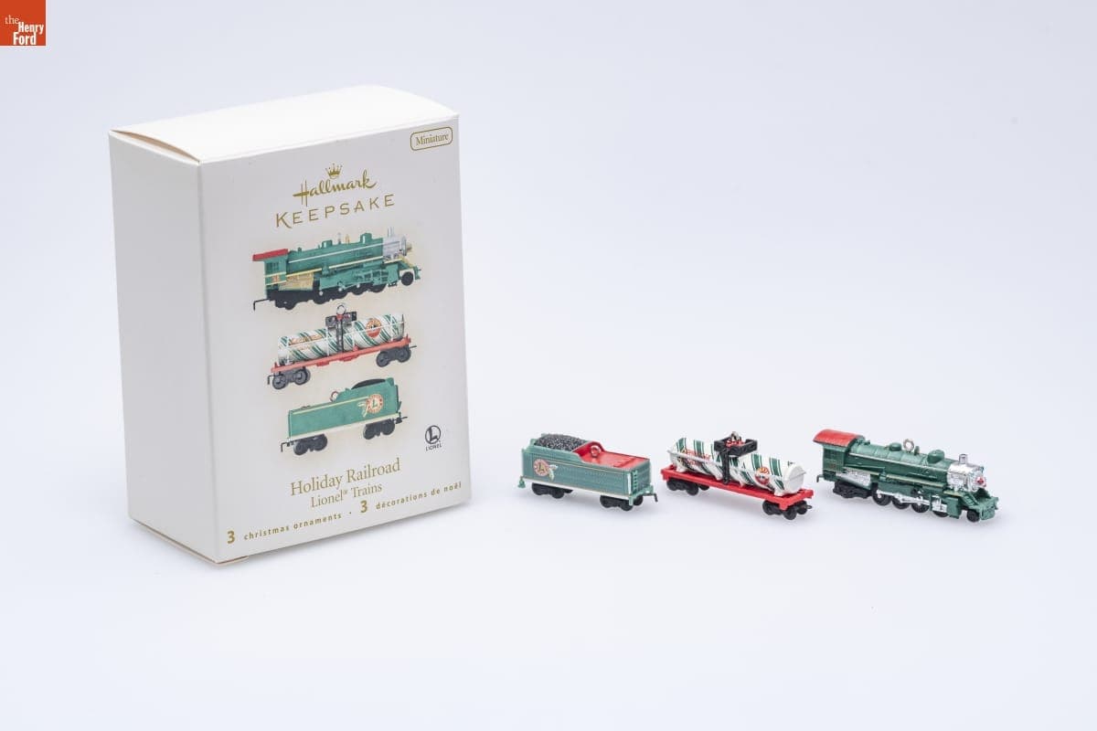 Hallmark "Lionel Trains: Holiday Railroad" Miniature Christmas Ornaments, 2008