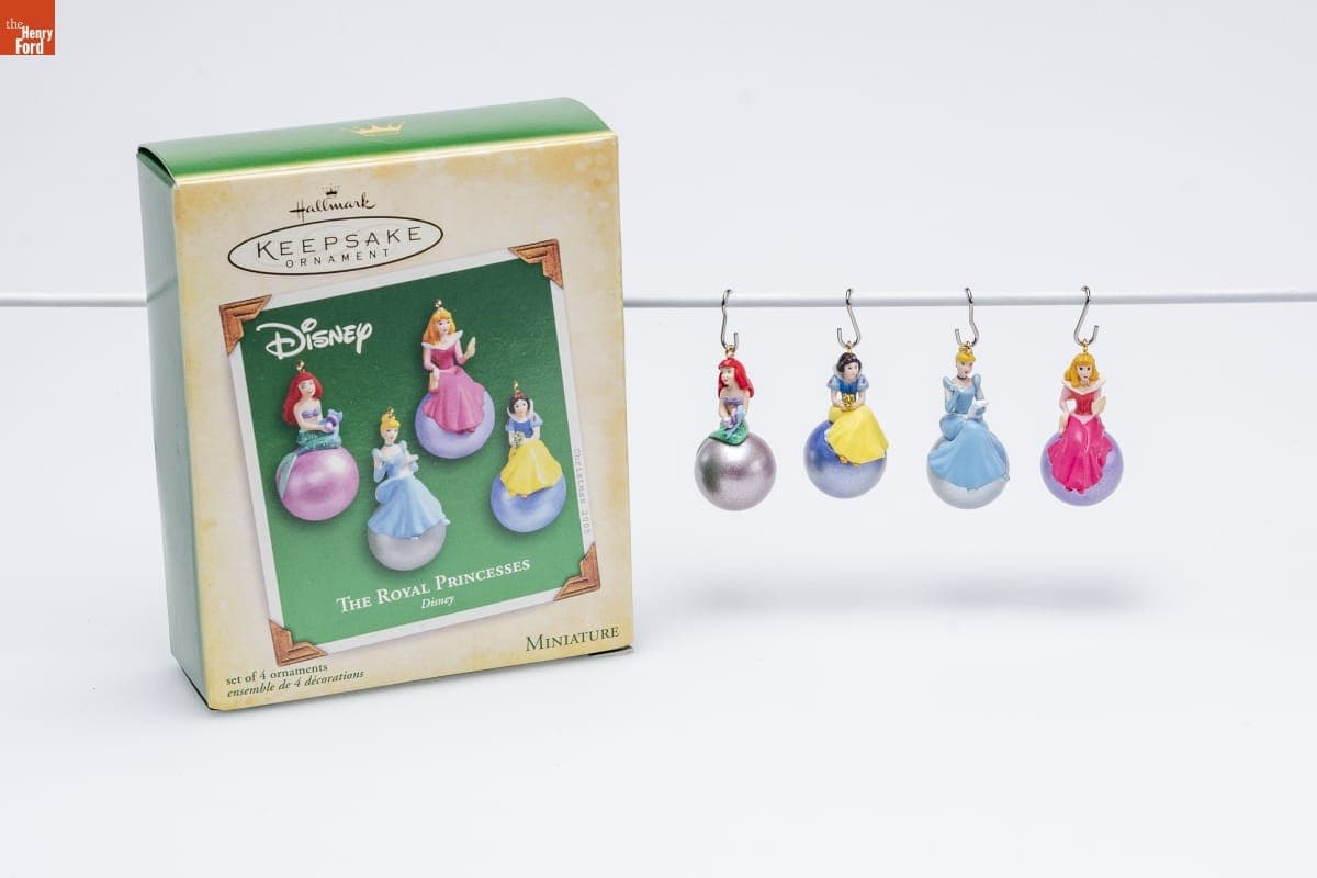 Hallmark "Disney: The Royal Princesses" Miniature Christmas Ornaments, 2005