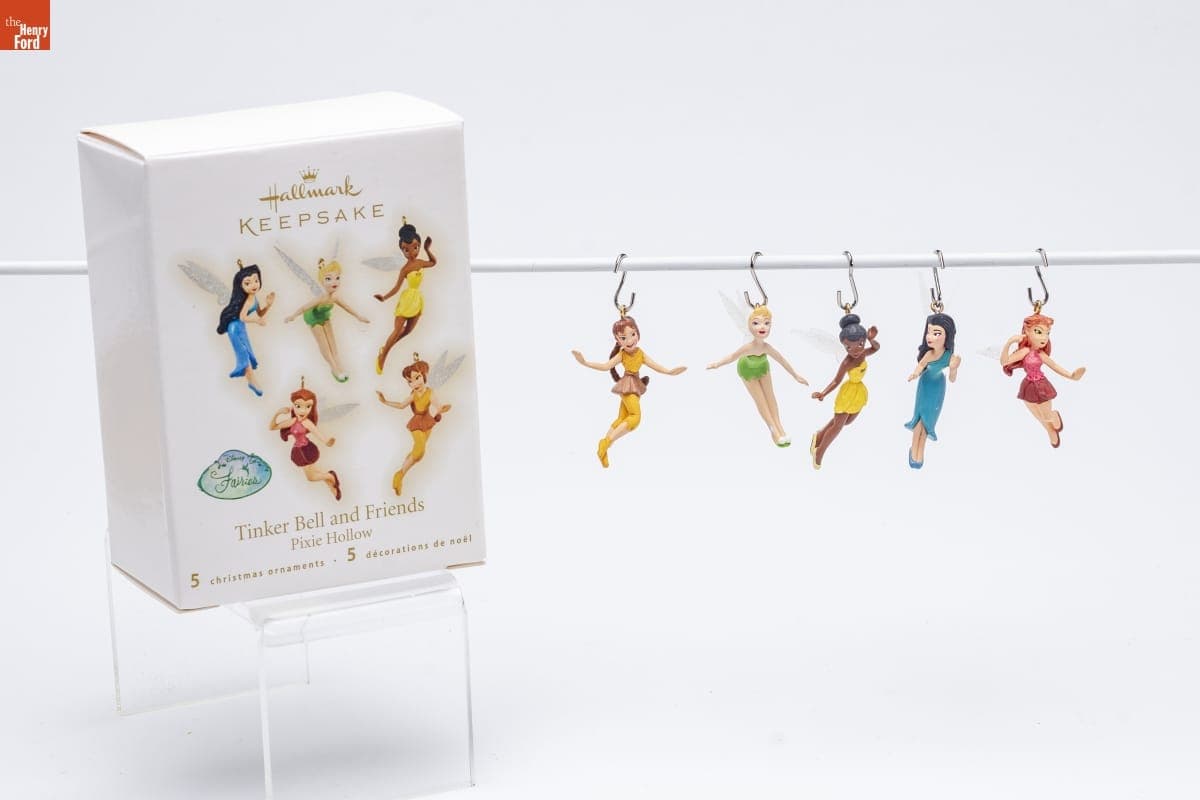 Hallmark "Disney Fairies Pixie Hollow: Tinker Bell and Friends" Miniature Christmas Ornaments, 2009