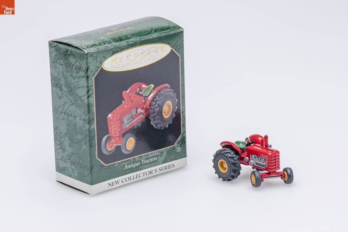 Hallmark "Antique Tractors Series" Miniature Christmas Ornament, 1997