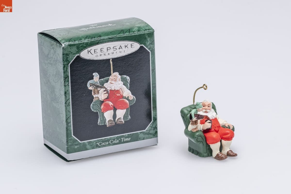 Hallmark "Coca-Cola Time" Miniature Christmas Ornament, 1998