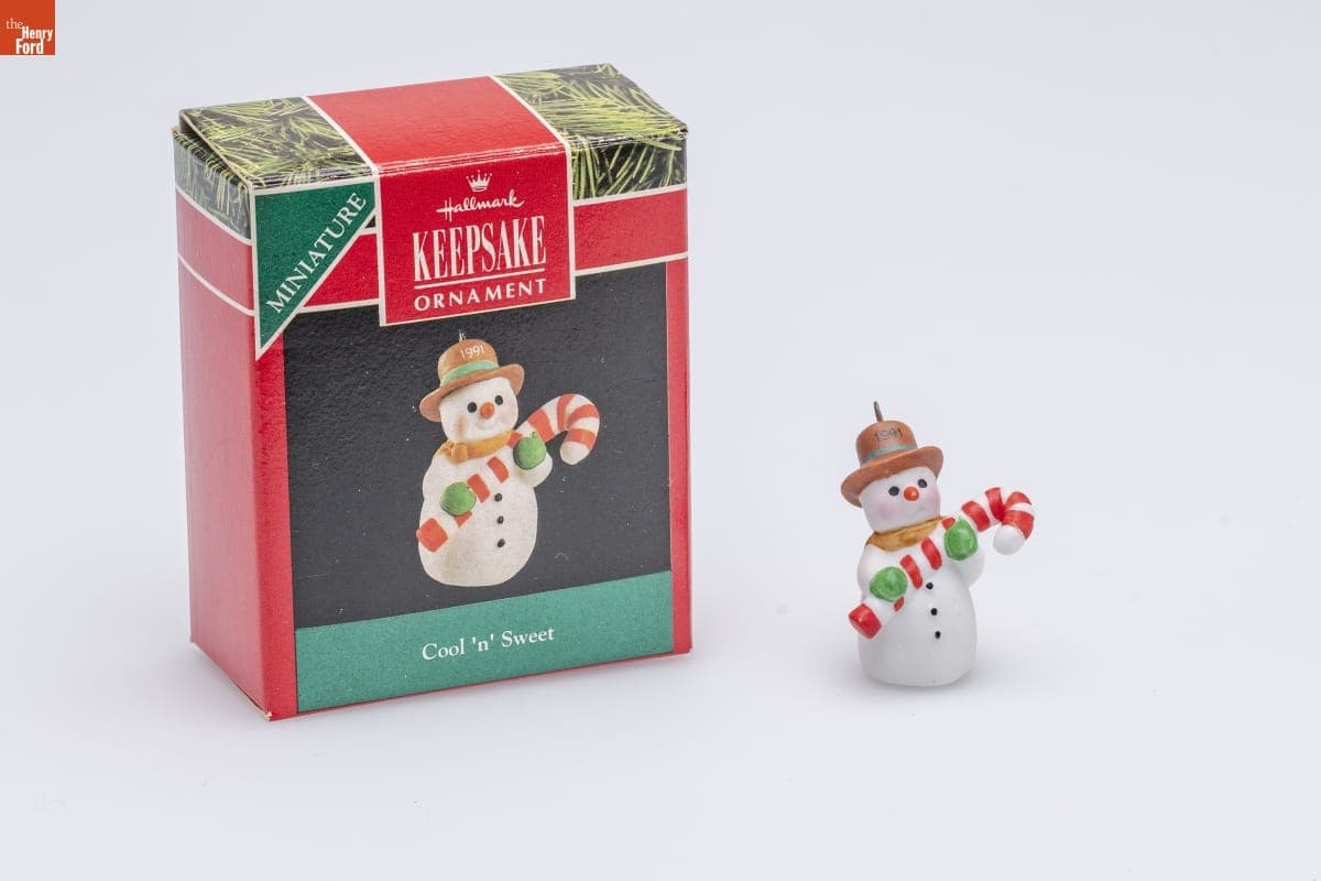 Hallmark "Cool 'n' Sweet" Miniature Christmas Ornament, 1991