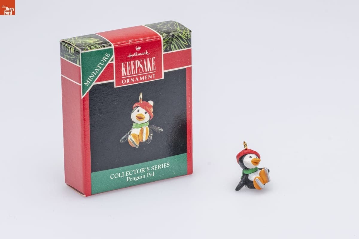 Hallmark "Penguin Pal Series" Miniature Christmas Ornament, 1991