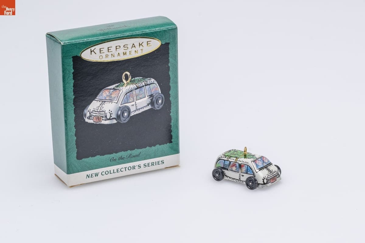 Hallmark "On the Road Series" Miniature Christmas Ornament, 1993