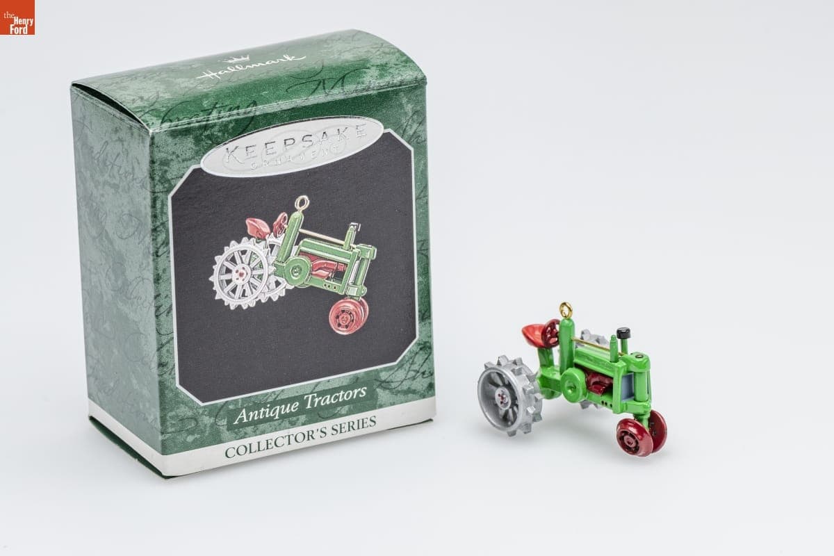 Hallmark "Antique Tractors Series" Miniature Christmas Ornament, 1998