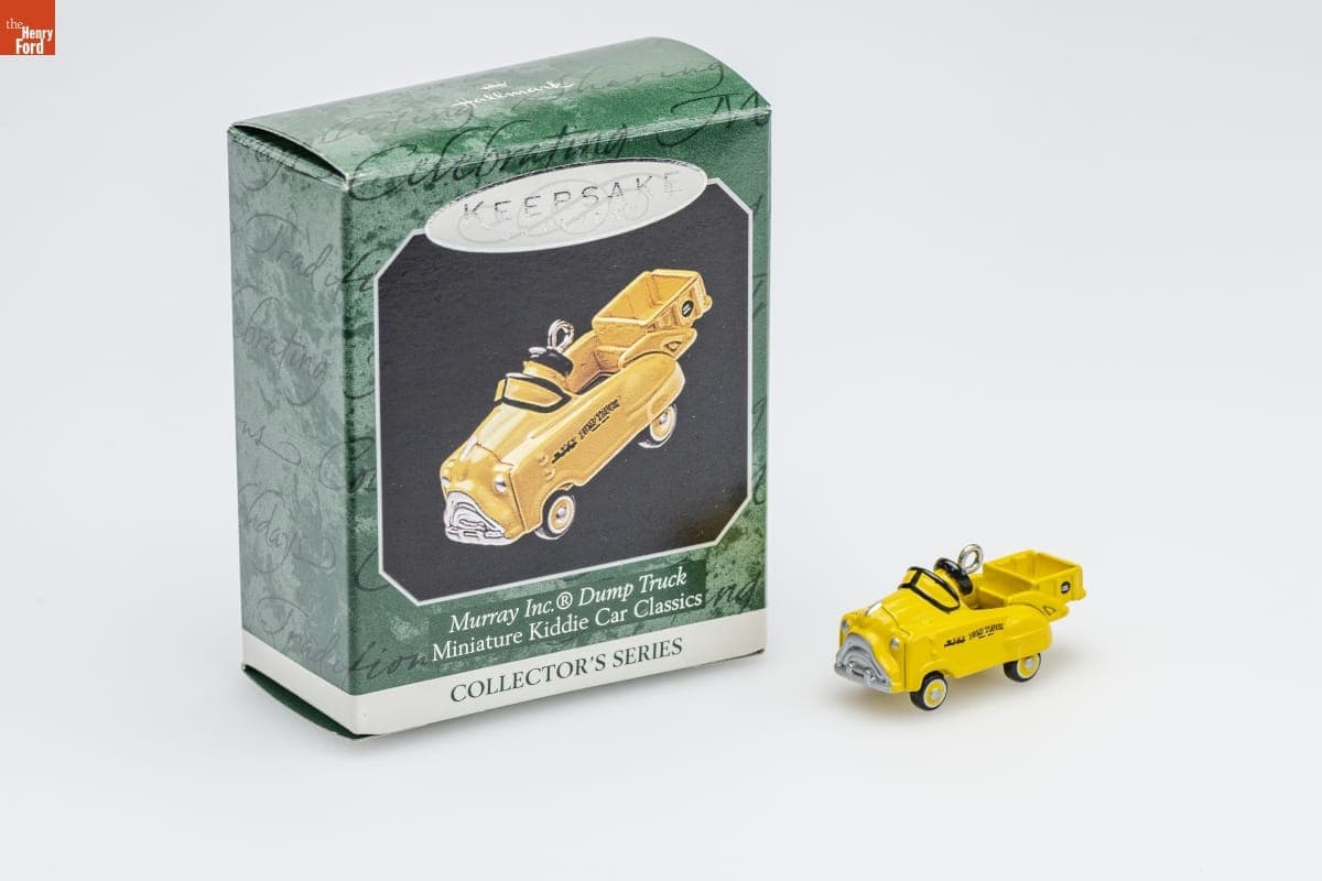 Hallmark "Miniature Kiddie Car Classics Series: Murray Dump Truck" Miniature Christmas Ornament, 1998