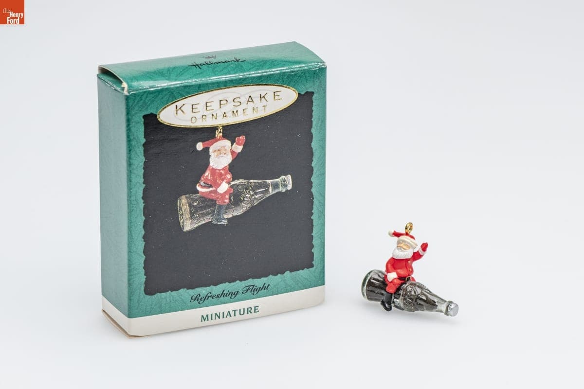 Hallmark "Refreshing Flight" Miniature Christmas Ornament, 1993