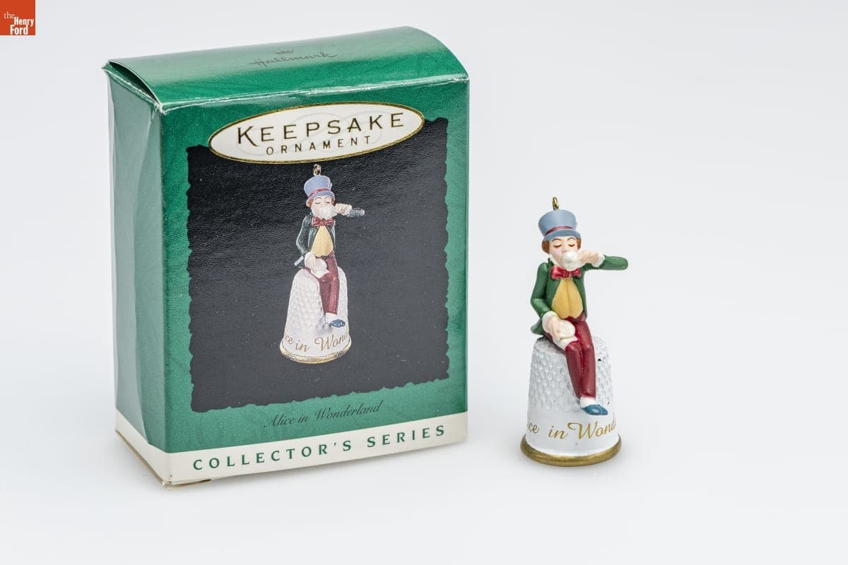 Hallmark "Alice in Wonderland Series: Mad Hatter" Miniature Christmas Ornament, 1996