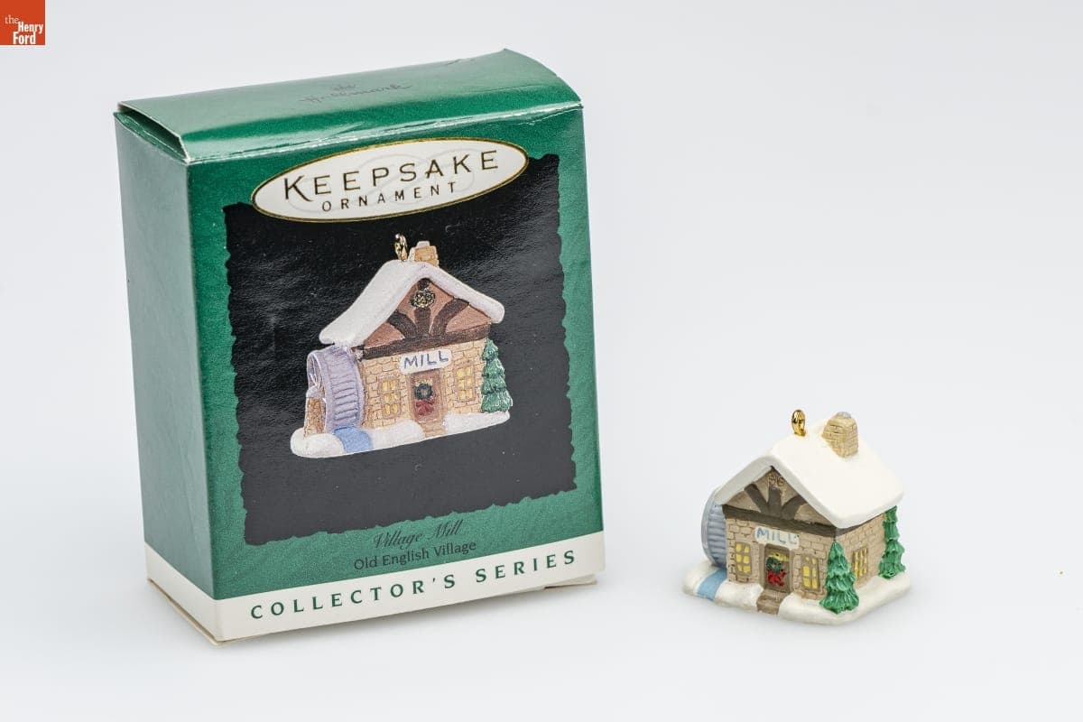 Hallmark "Old English Village Series: Village Mill" Miniature Christmas Ornament, 1996