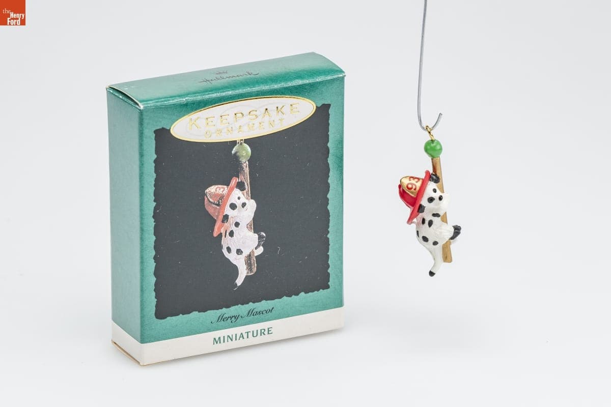 Hallmark "Merry Mascot" Miniature Christmas Ornament, 1993