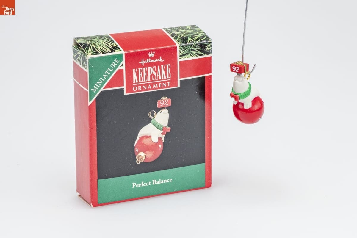 Hallmark "Perfect Balance" Miniature Christmas Ornament, 1992