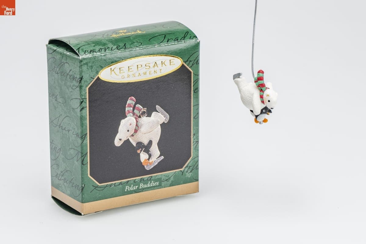 Hallmark "Polar Buddies" Miniature Christmas Ornament, 1997