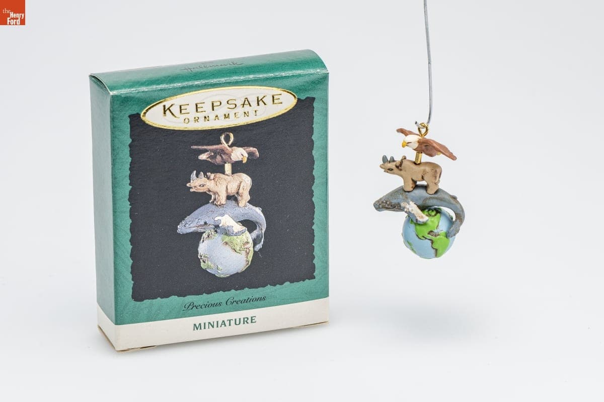 Hallmark "Precious Creations" Miniature Christmas Ornament, 1995